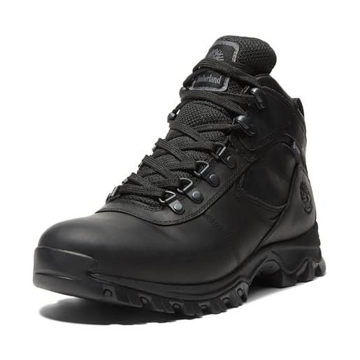 Timberland mt. Maddsen - stivali impermeabili da trekking da uomo, nero-2024 nuovo, 40 eu