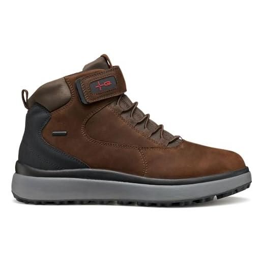 Geox u granito + grip b a, stivale alla caviglia, marrone scuro, 46 eu, marrone scuro. , 46 eu