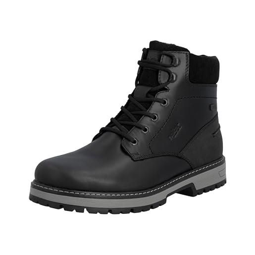 Rieker uomo f8303 stivali stringati, nero, 40 eu, nero, 40 eu