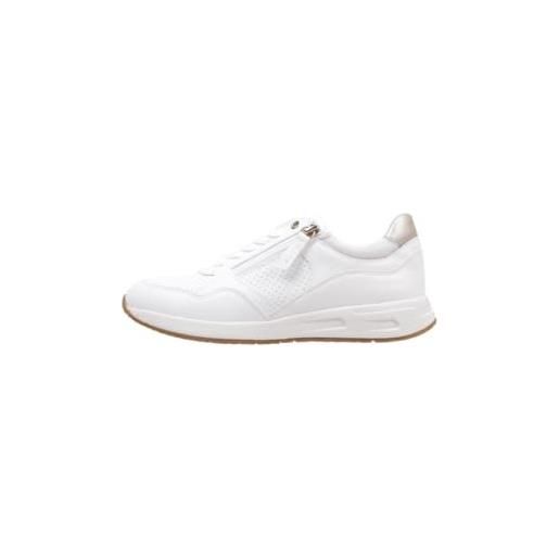 Geox d bulmya b, scarpe da ginnastica donna, white, 35 eu