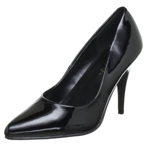 Pleaser eu-vanity-420 van420/b, scarpe col tacco donna, nero (blk pat), 39