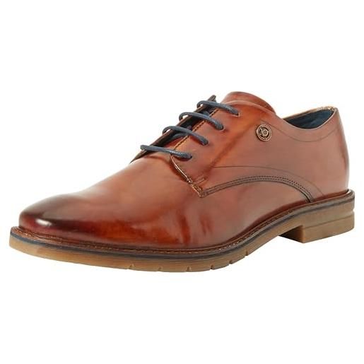 bugatti merlo revo, stivali uomo, cognac, 43 eu