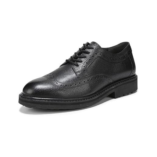Vionic lombard, oxford uomo, pelle nera, 37.5 eu larga