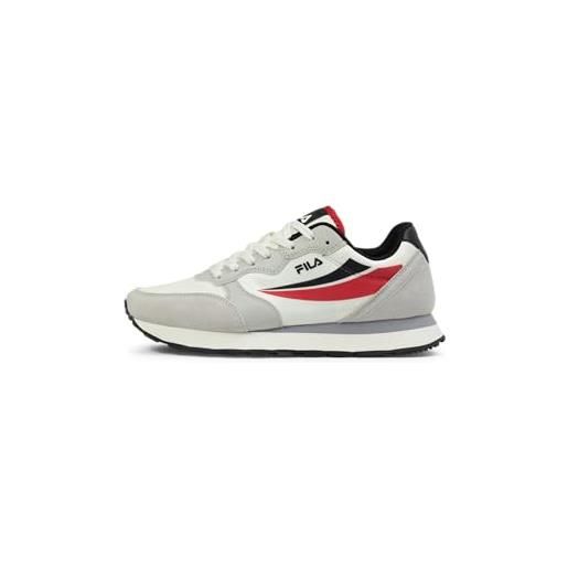 Fila sneaker da uomo hypert, marshmallow black Fila red, 44 eu