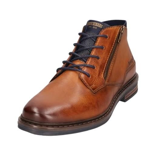 bugatti 311-ao530, stivali fodera fredda uomo, cognac, 41 eu