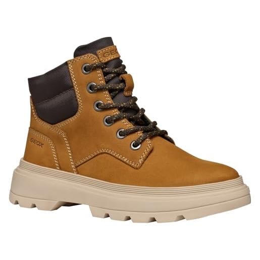 Geox j kiddartah boy a - stivaletto, dk yellow/brown, 
