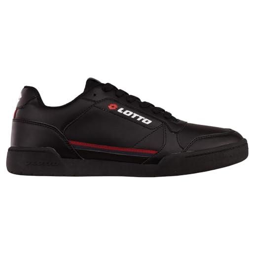 Lotto sneaker da uomo, nero/rosso, 48 eu, nero/rosso, 48 eu