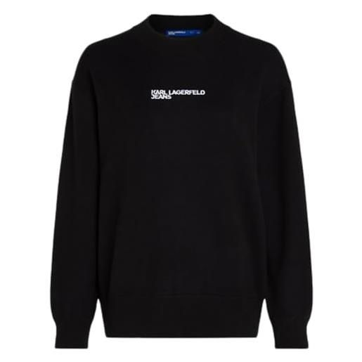Karl lagerfeld jeans donne relaxed logo sweater