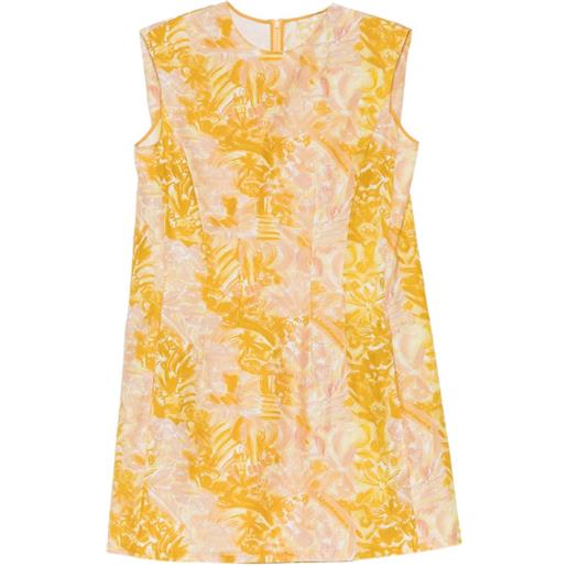 JNBY abito corto con stampa a fiori - giallo