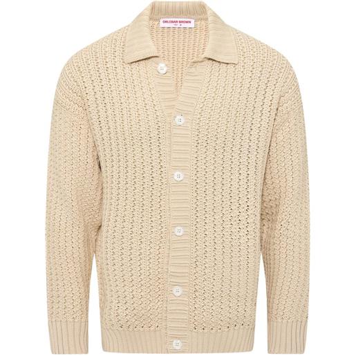 Orlebar Brown cardigan thomas chunky - toni neutri