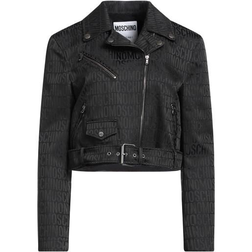 MOSCHINO - giacca biker - nero