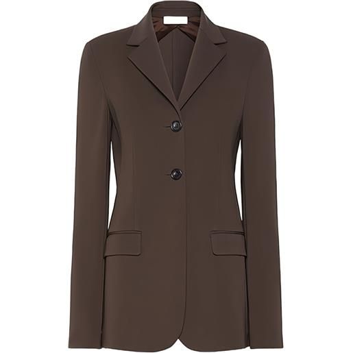 Sportmax blazer monopetto palo - marrone