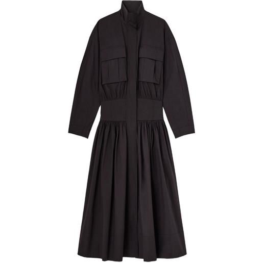 GANNI abito in cotone - nero