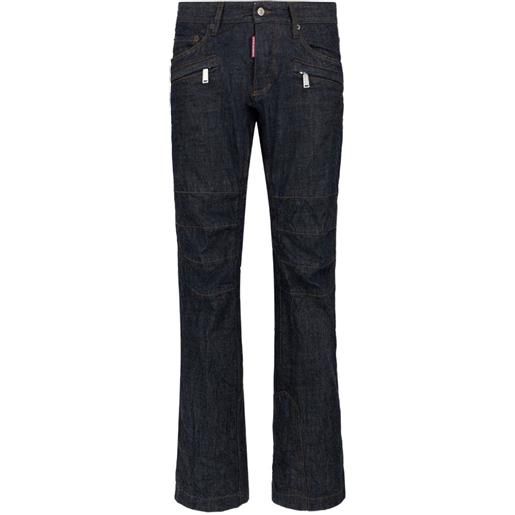 DSQUARED2 jeans con zip - blu