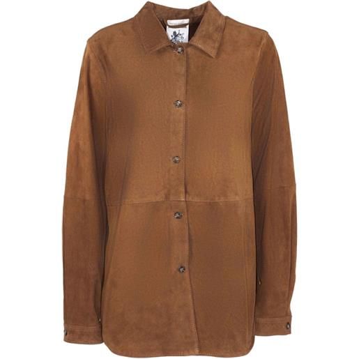 Semicouture camicia - marrone