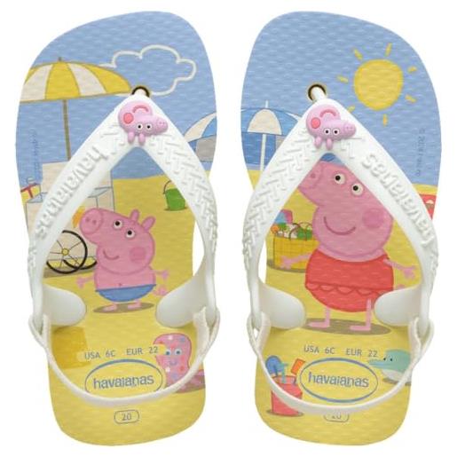 Havaianas baby peppa pig unisex - bambini e ragazzi flip. Flop buttercream 19 eu