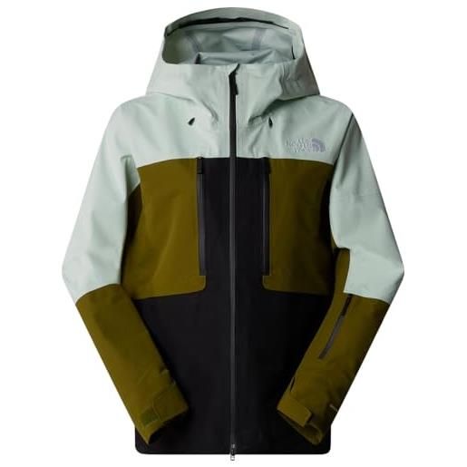 The north face ceptor giacca da donna pale green/forest olive s