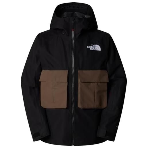 The north face dragline giacca da uomo tnf black/smokey brown s