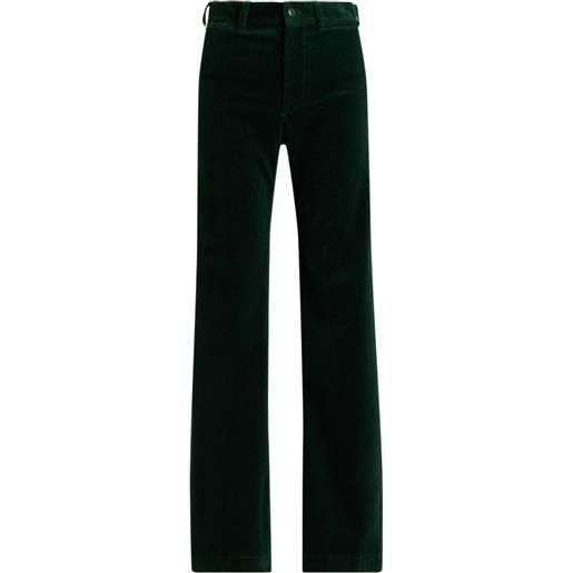 Polo Ralph Lauren pantaloni svasati a coste brighton - verde