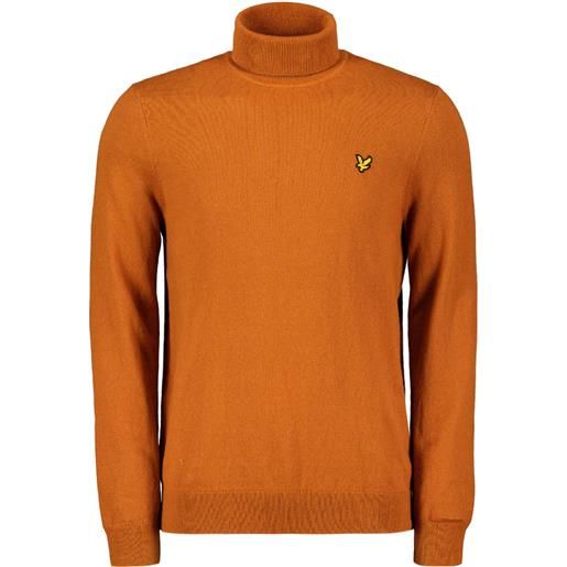 LYLE & SCOTT uomo lyle & scott maglione dolcevita cotone lana logo