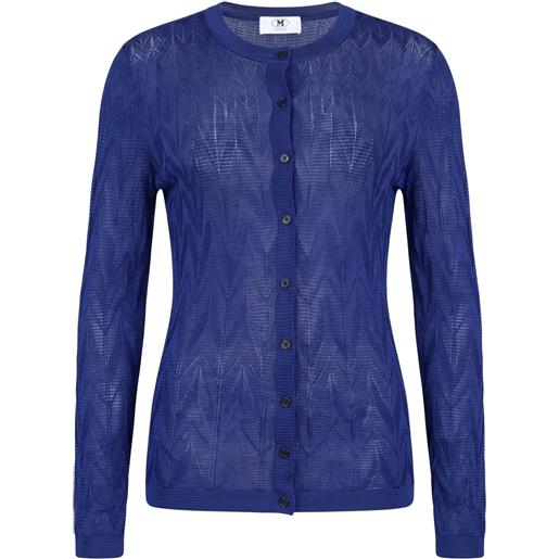 M MISSONI - cardigan - viola scuro