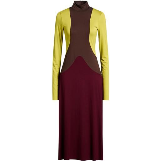 MALÌPARMI - vestito midi - cioccolato