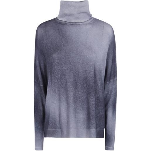 Avant Toi maglione in cashmere a collo alto - grigio