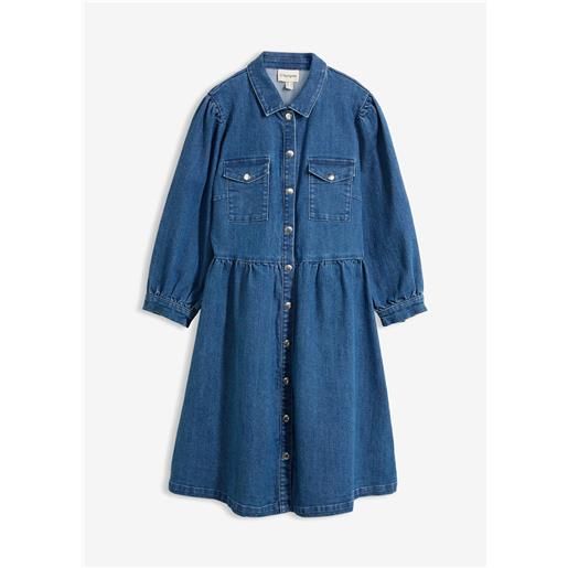 bonprix abito di jeans-blu