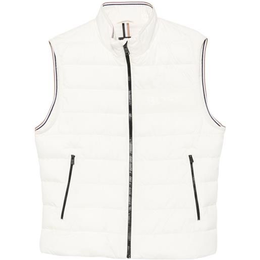 BOSS gilet trapuntato - bianco