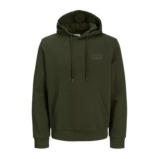 JACK & JONES jjecorp logo sweat hood noos pls - plus size, borsone, 6xl