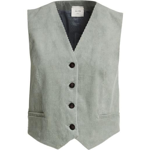 ALYSI - gilet - grigio