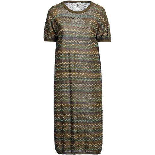 M MISSONI - vestito corto - verde militare