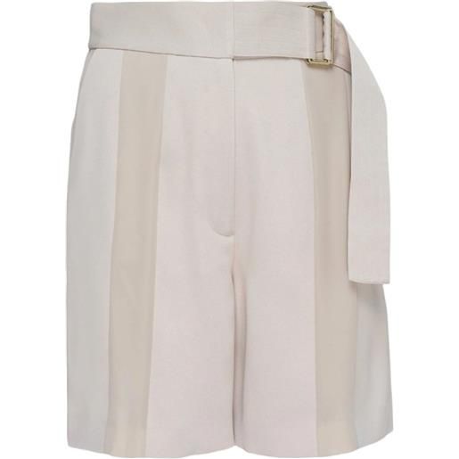 Club21 shorts sloane con cintura - grigio