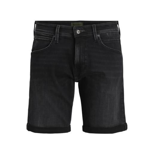 JACK & JONES pantaloncini da uomo, black denim/confezione: al 317, l
