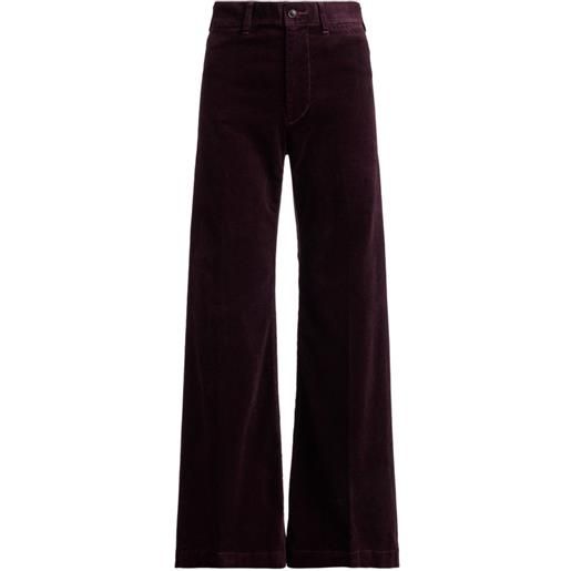 Polo Ralph Lauren pantaloni beaton a coste - rosso