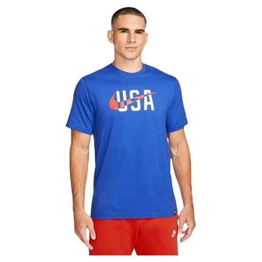 Nike maglietta da uomo u. S. A, blu/bianco/rosso, m