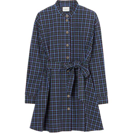 Claudie Pierlot chemisier in cotone a quadri - blu