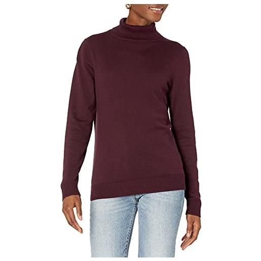Amazon Essentials dolcevita leggero a maniche lunghe, vestibilità aderente donna