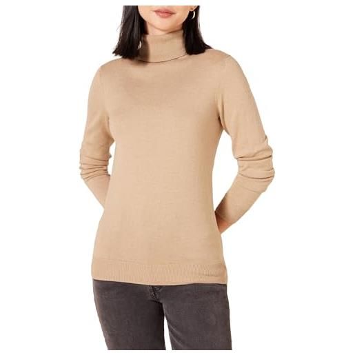 Amazon Essentials dolcevita leggero a maniche lunghe, vestibilità aderente donna