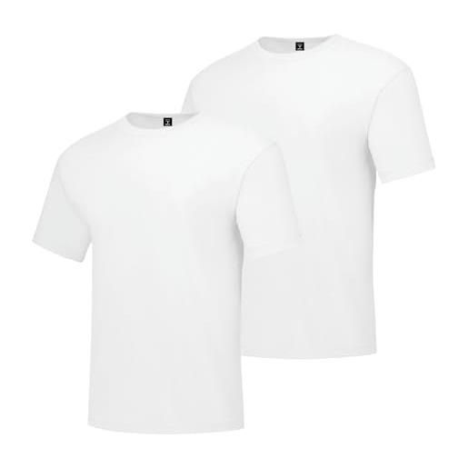 Hanes maglietta da uomo, bianco, xxl alto