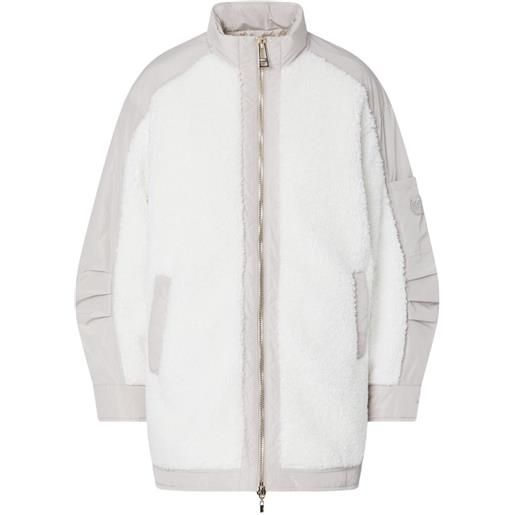 LIU JO bomber oversize teddy - bianco