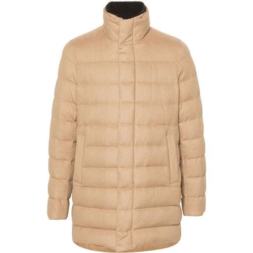 Herno cappotto a collo alto - toni neutri