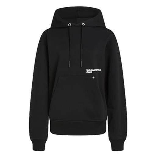 KARL LAGERFELD JEANS donne relax paint graphic hoodie