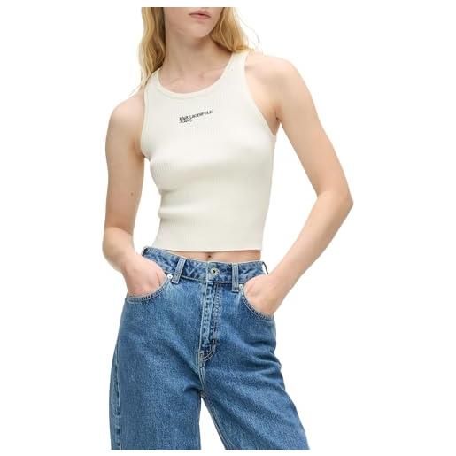 Karl lagerfeld jeans donne knitted tank