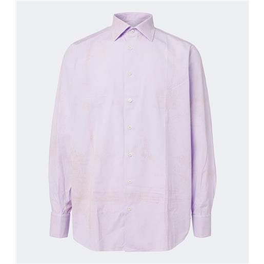 Prada camicia in cotone con stampa