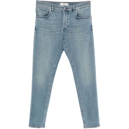 PT Torino jeans con effetto schiarito - blu