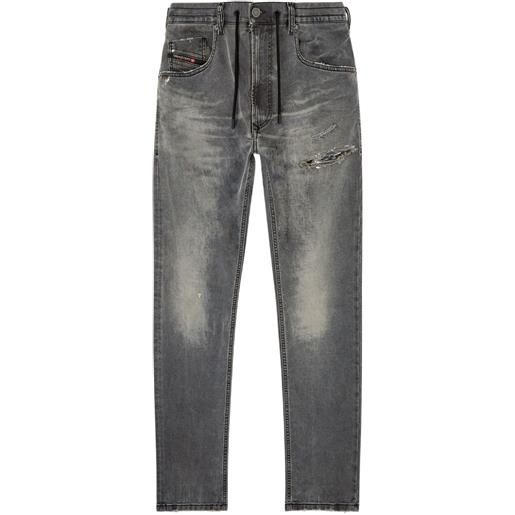 Diesel jeans d-krooley con coulisse - grigio