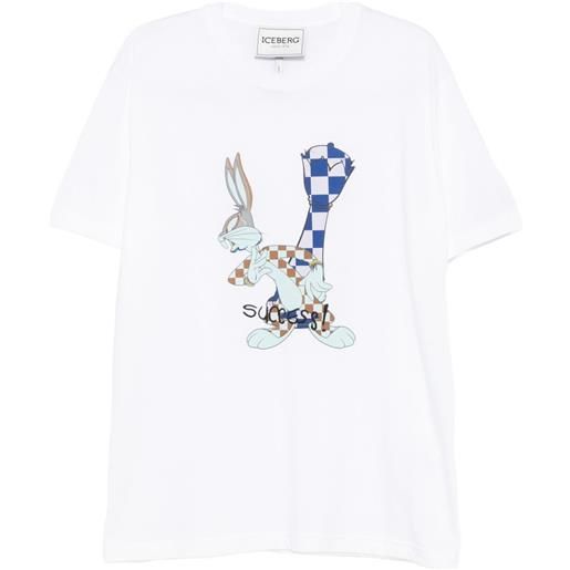 Iceberg x bugs bunny short-sleeve t-shirt - bianco