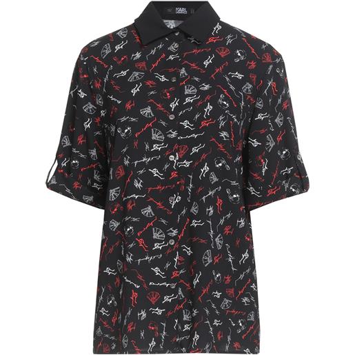 KARL LAGERFELD - camicie e bluse fantasia - nero