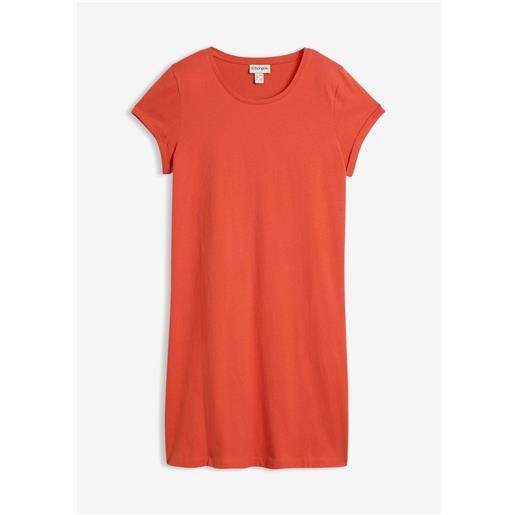 bonprix abito in maglina di puro cotone biologico-rosso